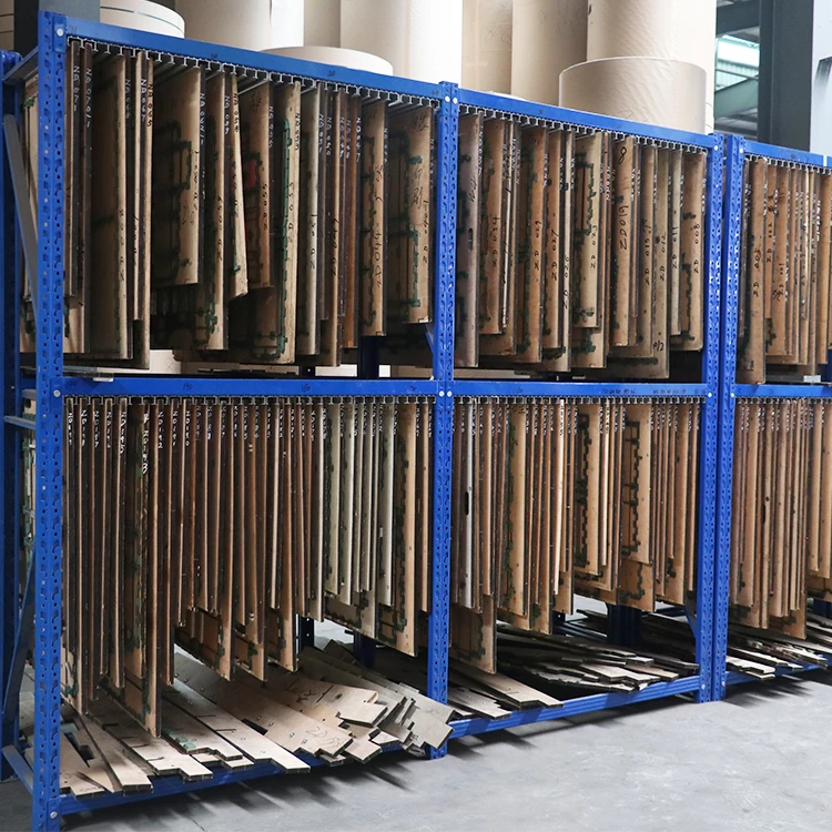 corrugated carton printer  customizable  Wood flat plate printing plate storage shelves   hanging shelf