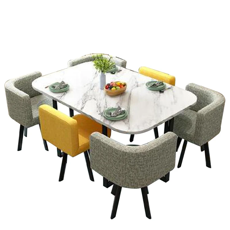 New Design Customizable Coffee Table Dining Table Square  White Table