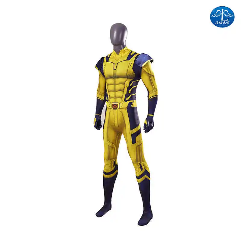 Hot Selling New Halloween Holiday Party Kids Dress Up Costumes Anime Character Wolverine Tights