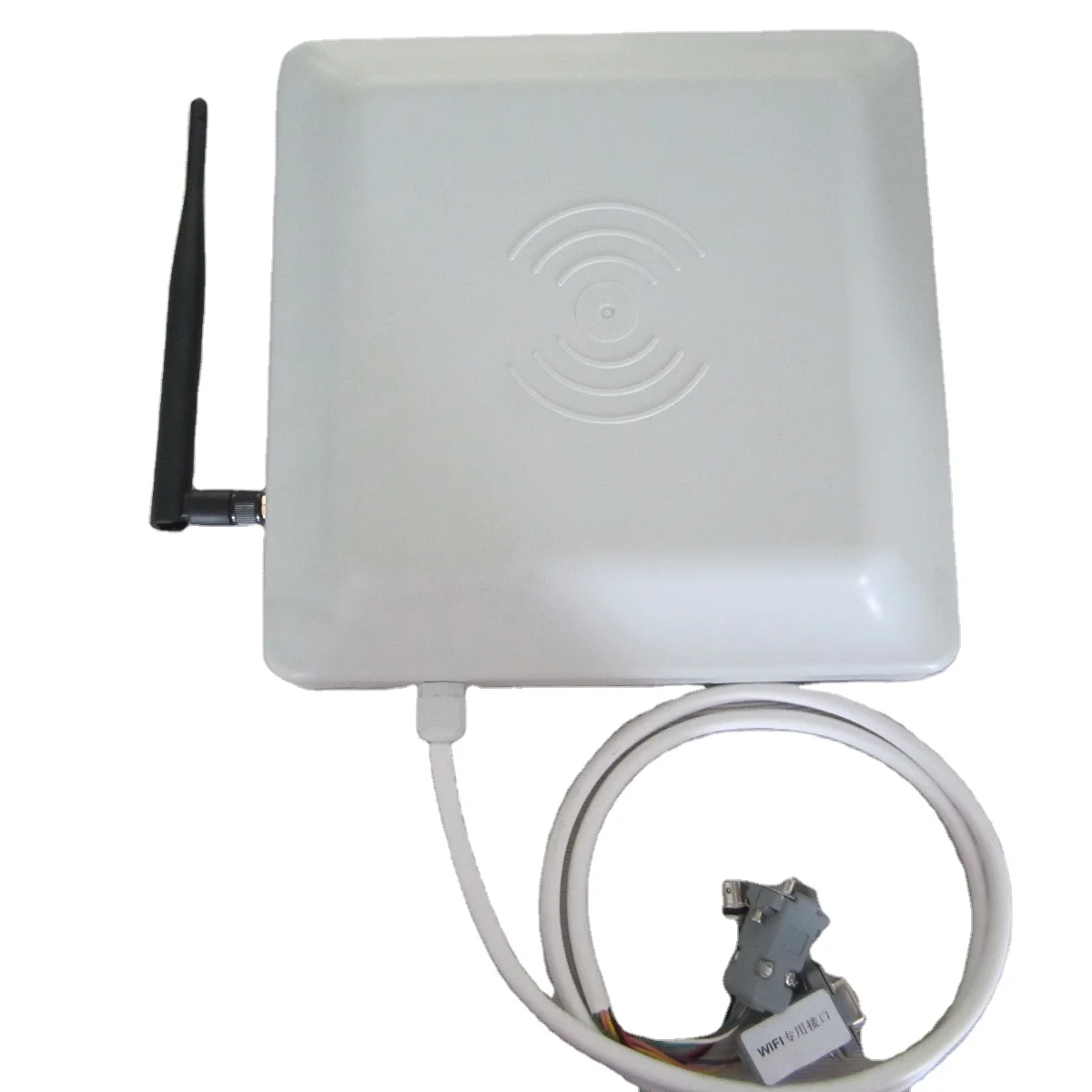 Popular WIFI UHF RFID Reader ZK-RFID101 8dbi Antenna RS232 Wiegand Free SDK 860-960MHz RFID UHF Reader
