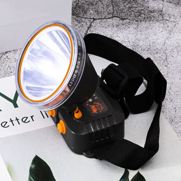 High-Power LED Strong Head Lamp with Explosive Lithium Battery Rechargeable Headwear for Fishing Outdoor/Indoor Garden Light