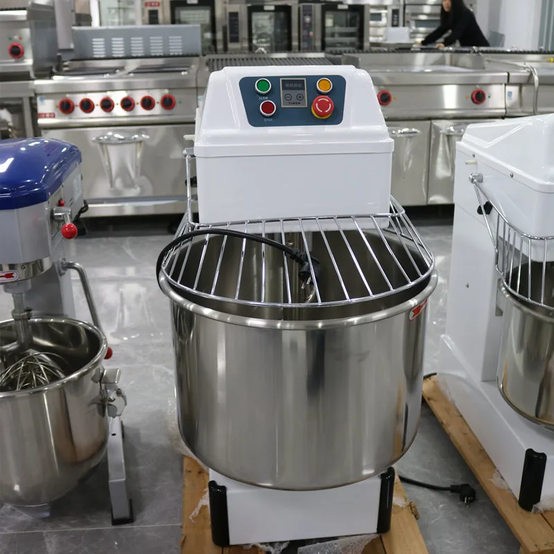 Factory wholesale 8kg-100kg dough mixer commercial spiral flour mixing machine multifunctional dough mixer