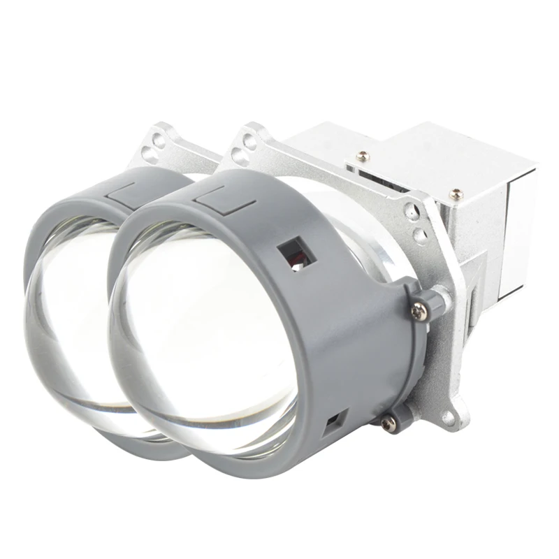 New updated car replacement headlight 3 inch biled lens 55W 6000K LOW HIGH beam matrix projector headlight lens for vehicles