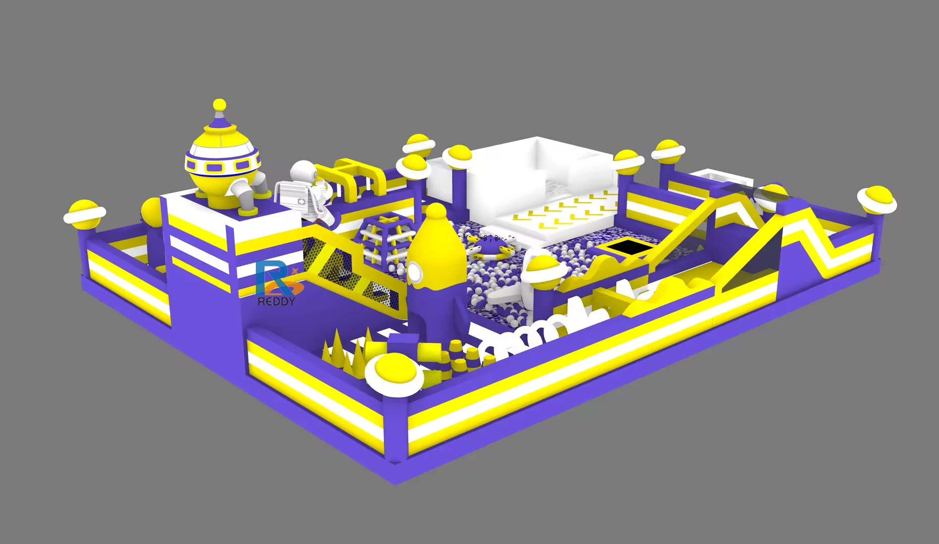 Factory price commercial grade 5k giant outdoor inflatable theme park obstacle course  inflatable for sale