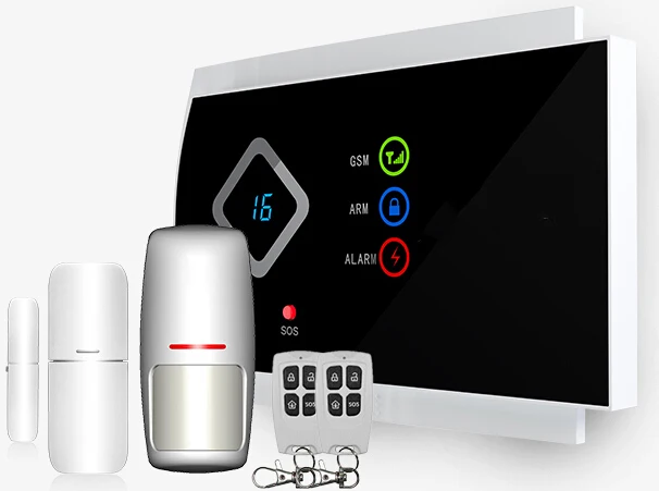 Anti thief home security wireless burglary gsm alarm 850/900/1800/1900MHz security home doors