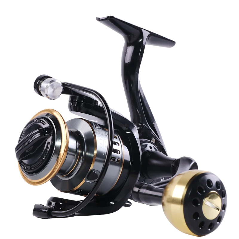 KALIOU Fishing HE1000-7000 High Quality Spinning Reel 10KG Max Drag 5.2:1 Gear Ratio Spool Saltwater Sea Fishing Reel