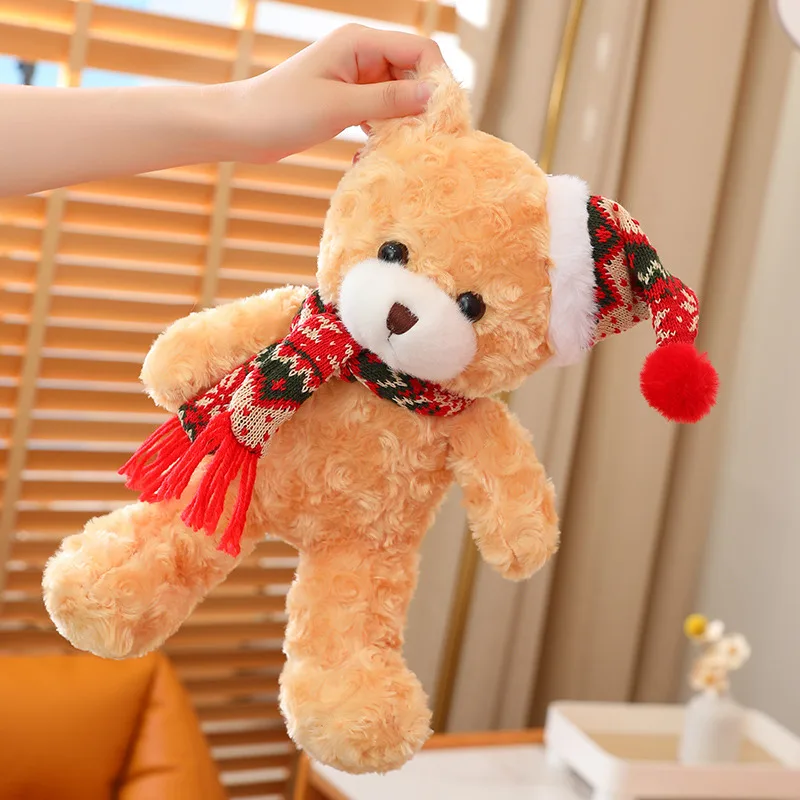 13" Teddy Bear Stuffed Animal Bear in Stock Christmas Customized Logo CE Import Toys from China to India Unisex Mhl 7 Days