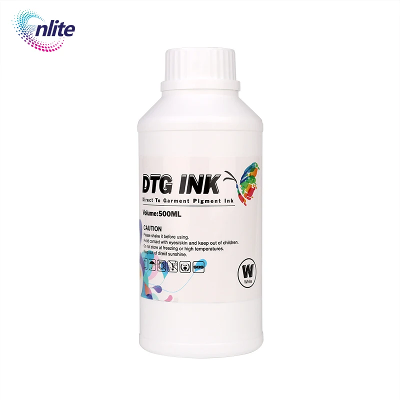500ml dtg ink for epson printer f2100 l805 ink use in tshirt customized logo printing