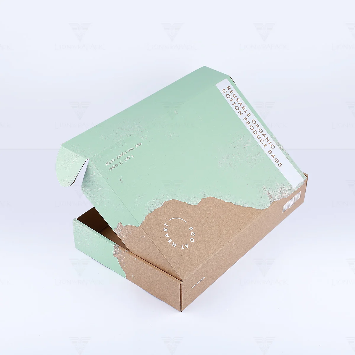 Custom Logo Cartons Cardboard Shipping Mailer Box Green Cosmetic Set Cosmetics Mailing Skin Care Corrugated Packaging Boxes
