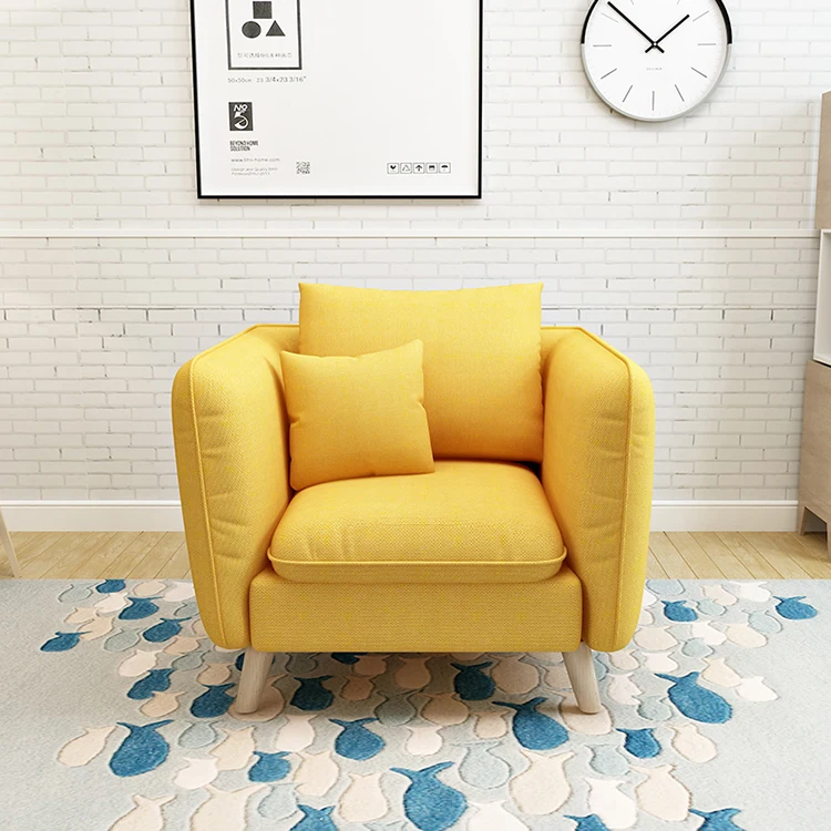 luxury living room furniture sofa sets yellow fabric cloth sectionals sofas 1909