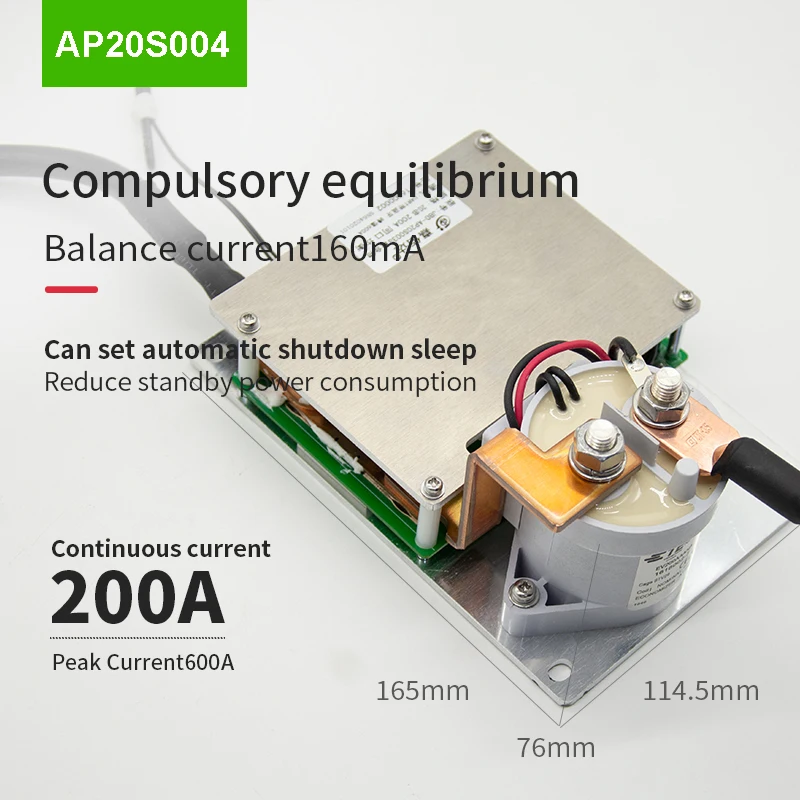 7S-20S smart bms 20s 16s 13s lifepo4 200a 72v 60v 48v 36v canbus for lithium battery