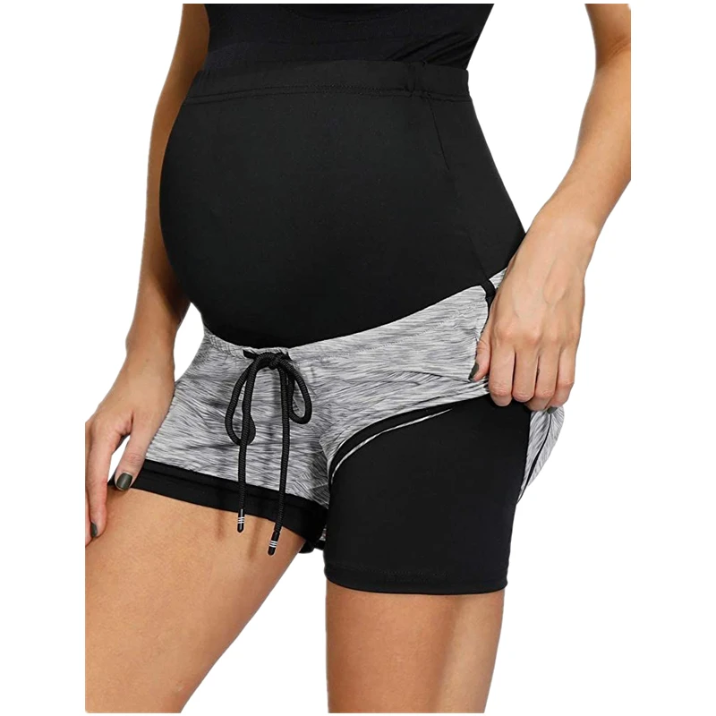 
Best selling shorts for pregnant women stretch pants, sports shorts and summer home pants 