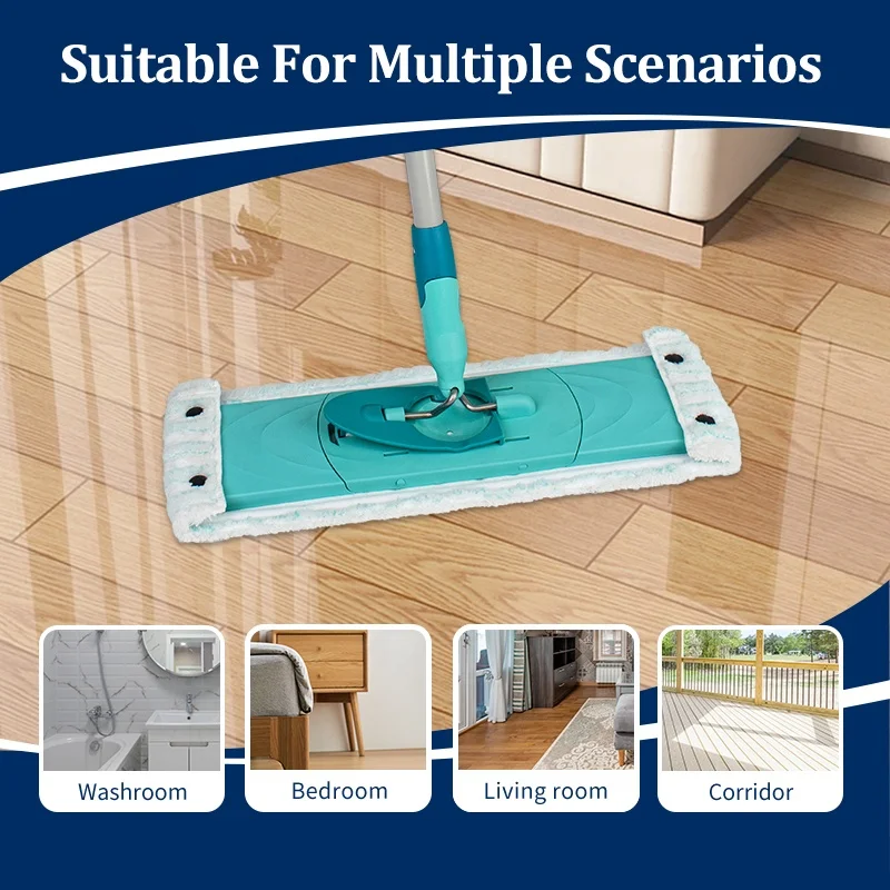 High Quality Industrial Washable Cloth Refill Compatible with Leifheit Twist XL Microfiber Flat Mop Head