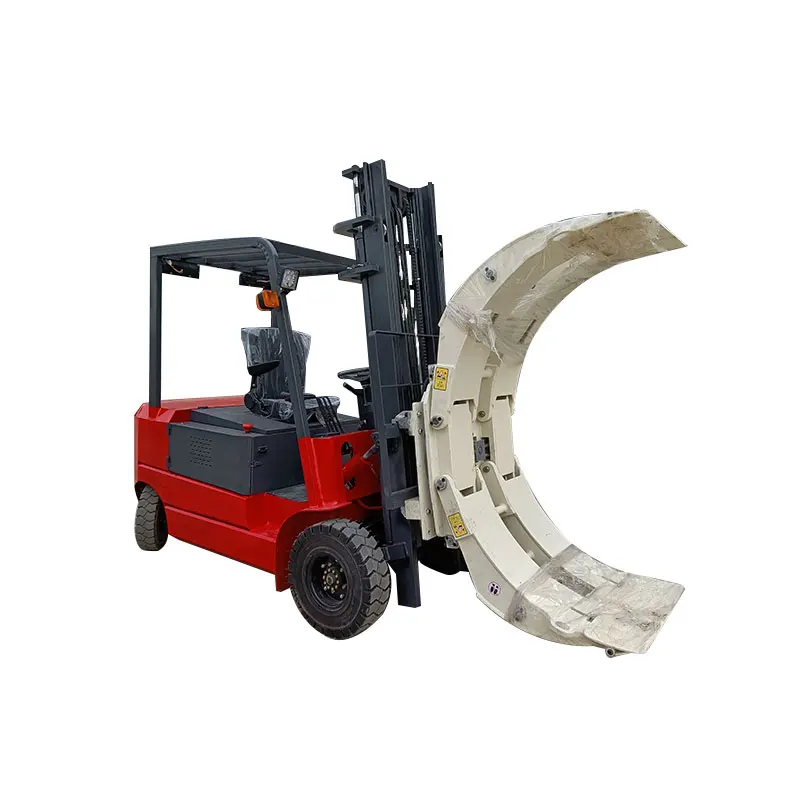 Factory Price Electric Forklift Truck Electrical Fork Lifter 2 Tons 3 Ton For Sale With Paper Roll Clamp