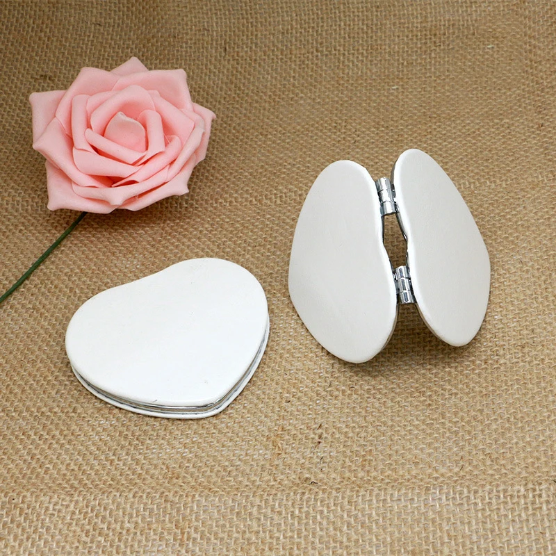 Mini Makeup Custom Logo Square Custom Foldable Mirror Round Pu Small Gift Pocket Professional Vanity Mirror
