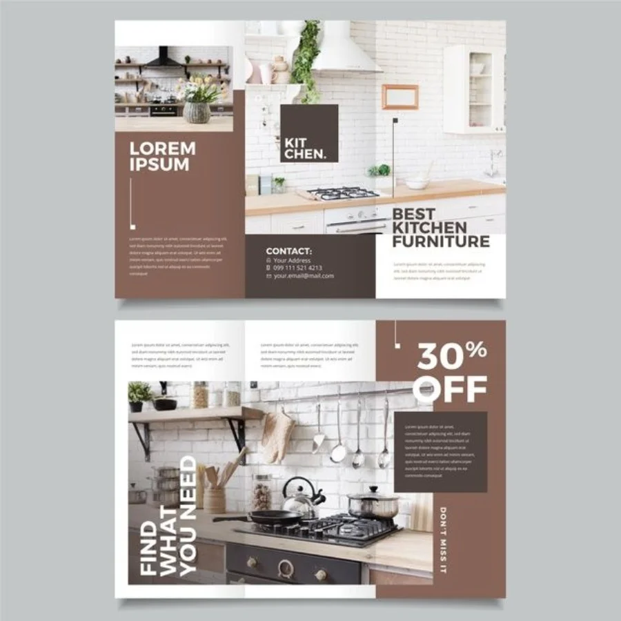 Cheap Price New Design Advertising Brochure Service Flyers Customized Manual Offset Printing Jewelry Packaging Brochure