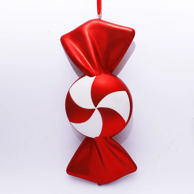 Artificial Christmas Tree Xmas Plastic Ball Big Candy Sticks 19cm Children Gift