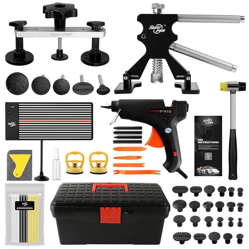 PDR Tools Paint Less Car Body Dent Remover Adjustable Black Lifter LED Board for Auto Dent Removal