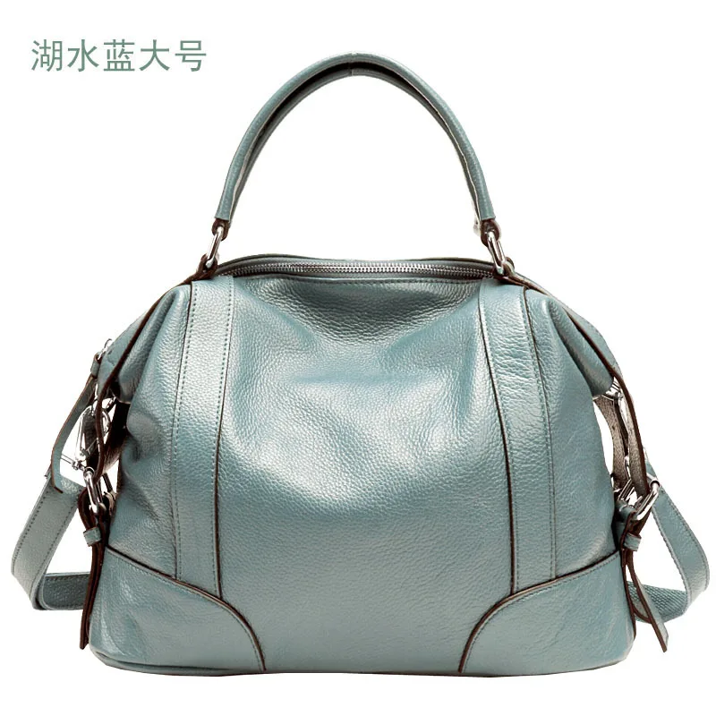 Fashion Large capacity Genuine Leather Handbag Wholesale Womens Leather Handbags From china