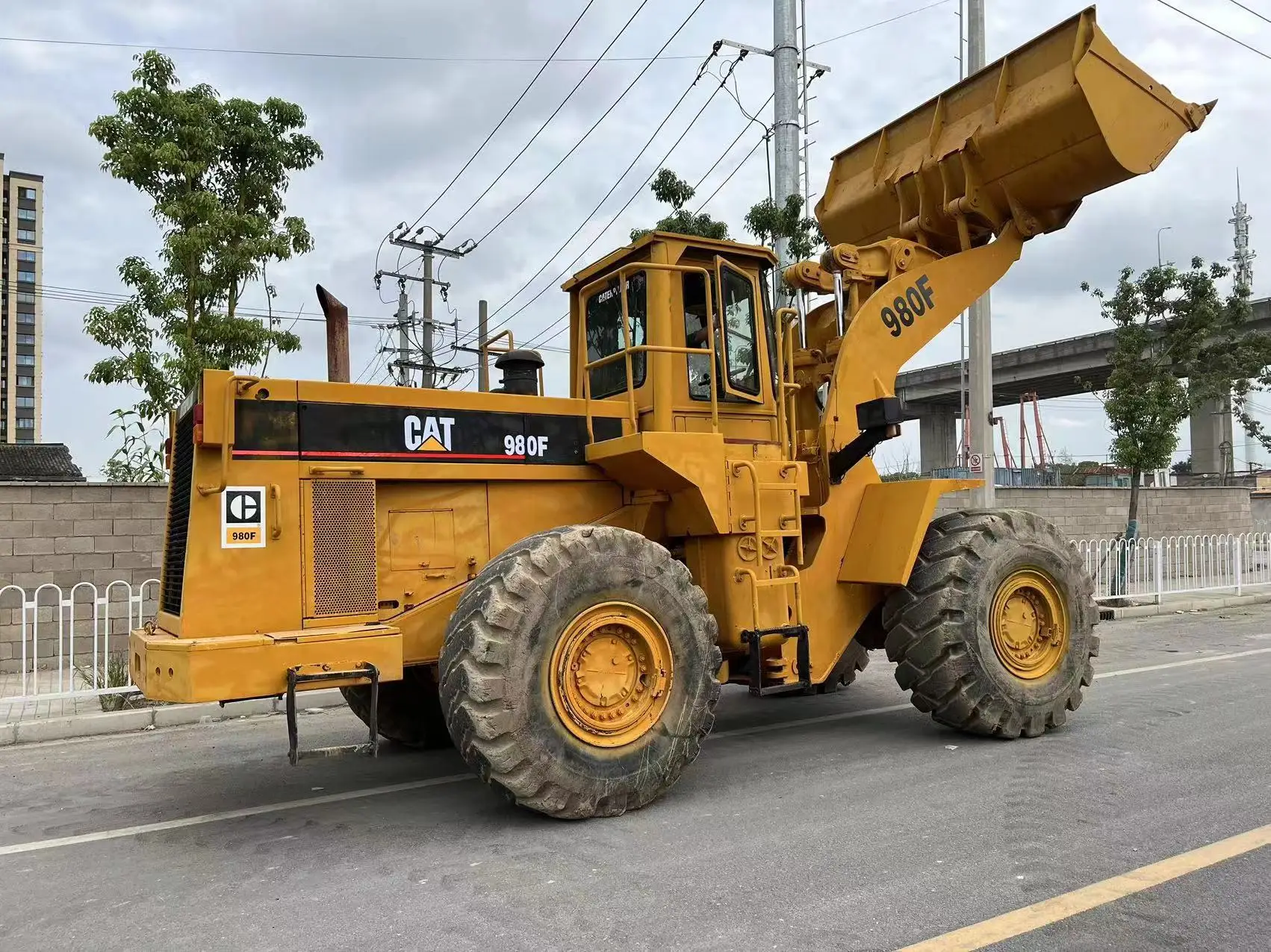Высокое качество б/у CAT 980 980G 980H 980F колесный погрузчик цена