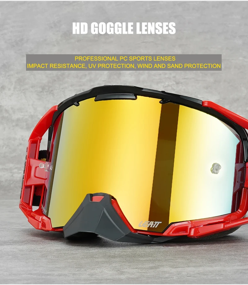 Mtb Motocross Factory Custom Moto Goggles Gafas De Mx Dirt Bike Motorcycle Glasses