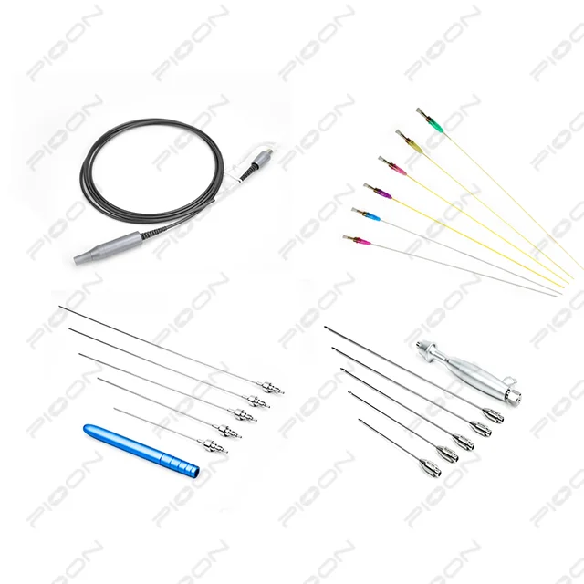PIOON Endolfiting Diode Laser 1470nm 15W + 980nm 30W Liposuction Laser Face Lifting Bare Fiber Consumables