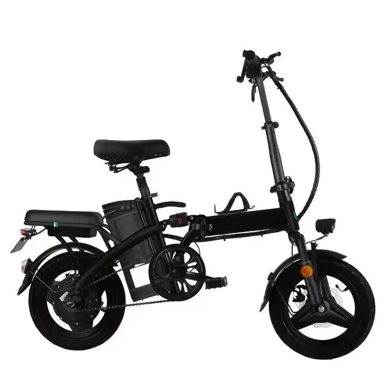 Mini Folding Electric Bicycle 400W 48V 14 Inch Electric City Bike Foldable Electric Bike cheap adult battery power scooter