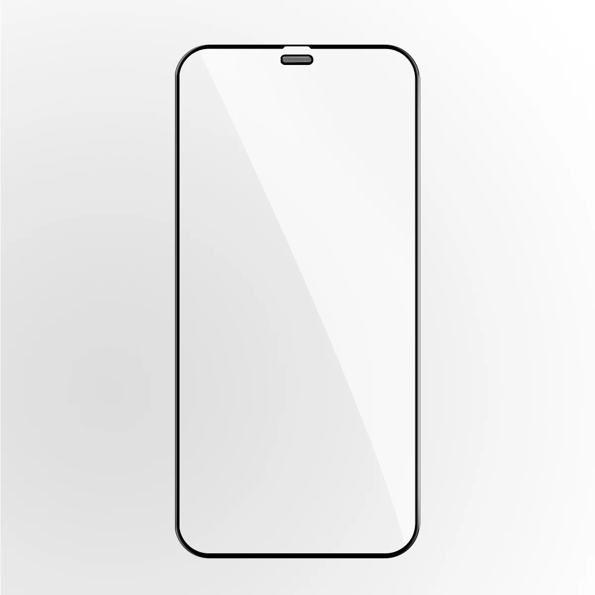 Manufacturer High Clear 9H Silk Print Dust-proof Tempered Glass Screen Protective Film  for Iphone 12mini/12 pro/12promax