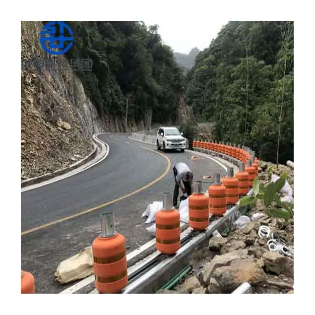 roller barrier EVA traffic guardrail rolling barrier Cheap factory price Car collision safety