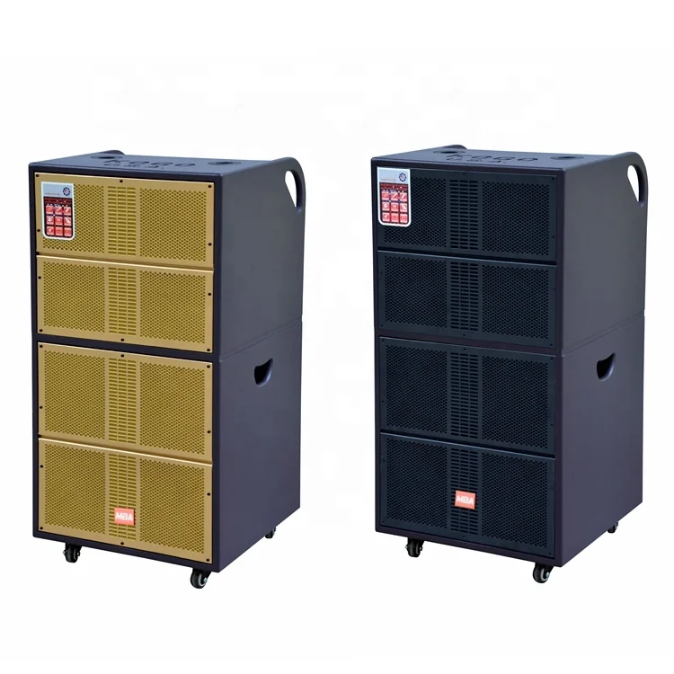 15 inch  best rechargeable portable professional trolley active stage speaker with wheels 200W RMS power