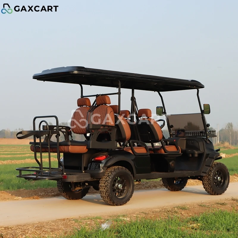 All weather golf cart ac motor follow behind 14 seats carts pure electric for one carbon fiber forward