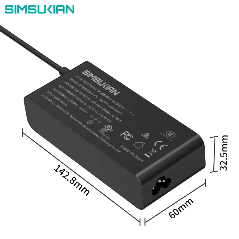 Simsukian xbox one 48vdc 24v 5a dc power supply 12v 3a 5amp ac dc desktop power supply