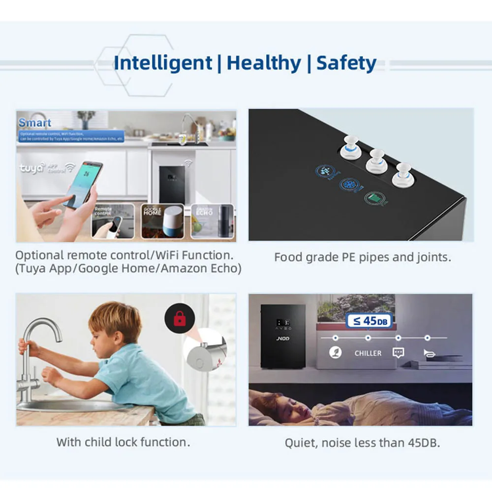 Under Counter Water Dispenser Soda Maker Co2 Cylinder Under Sink Sparkling Water Maker Tap for Home