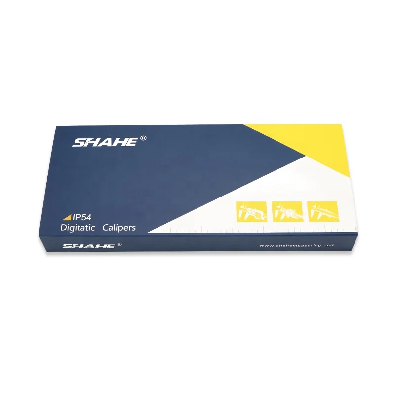 SHAHE Built-in Wireless 0-150mm Digital Inside Groove Caliper With Flat Point Stainless Steel Electronic Caliper