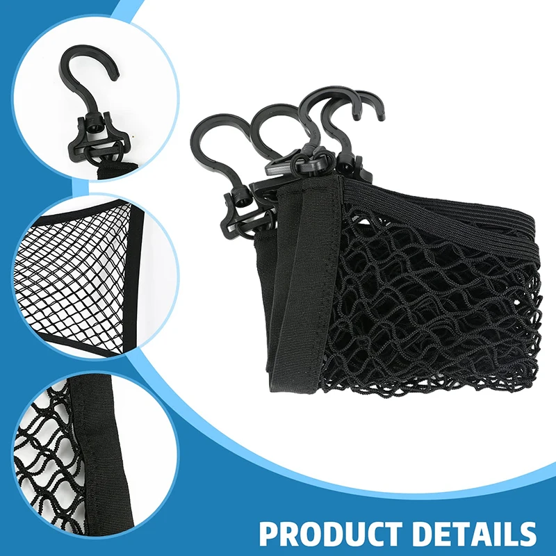 OEM Factory Cargo Net for Heavy Duty Stroller Wagon Stretchable Pocket Large Storage Mesh Net for Folding Wagon Cart Accessories