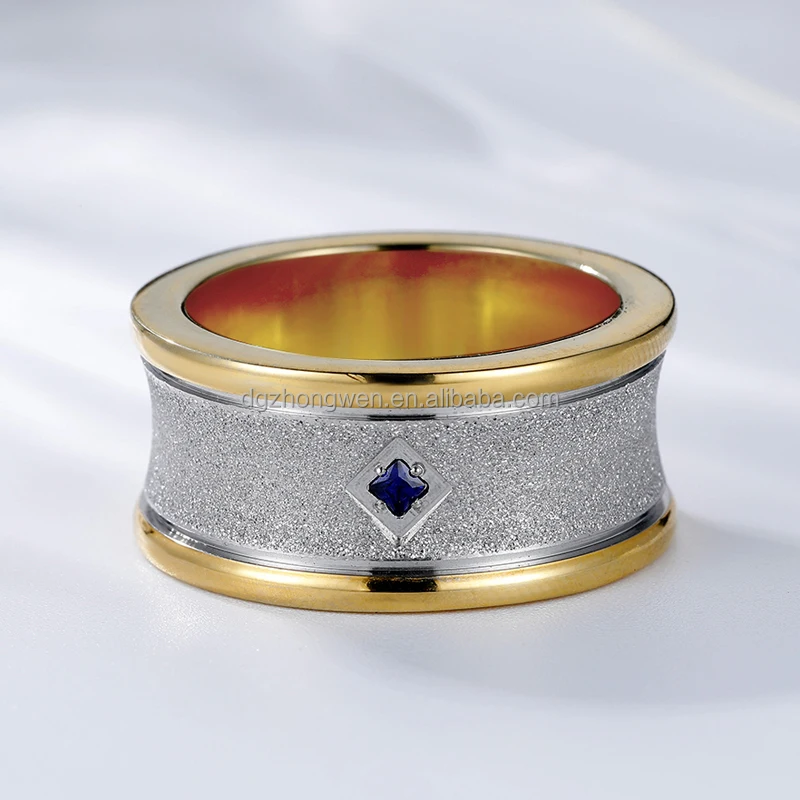 Производитель Custom14K 18K Позолоченные ювелирные изделия с бриллиантами кольца из титановой нержавеющей стали золотые уплотнительные для женщин и