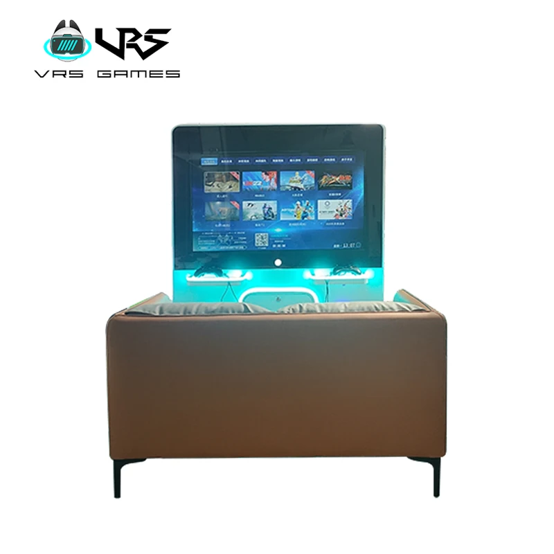 indoor video game simulator coin operated video game machine of 2 players for hand held tv video game