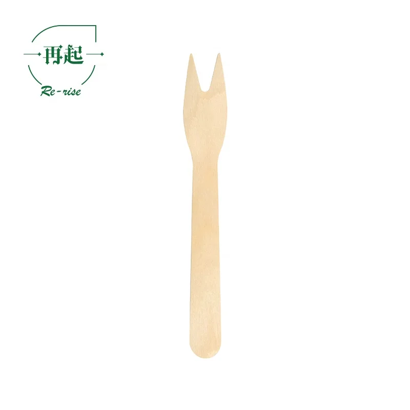 Hot Sale Birch Small Fruit Mini Wood Fork