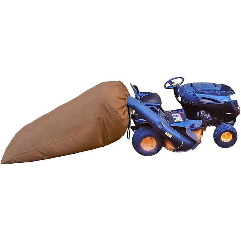Outdoor Garden Yard Lawn Cleanup Mower Leaf Trash Bags Reusable Mower Leaf Collecting Waste Grass Lawn Tractor Leaf Storage Bags