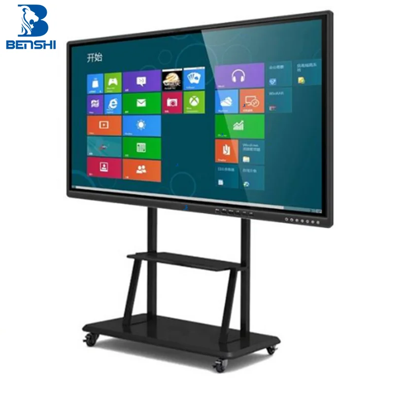 Factory Smart Educational Equipment i3 CPU Digital Interactive Whiteboard Display  for Meeting Teaching BENSHI