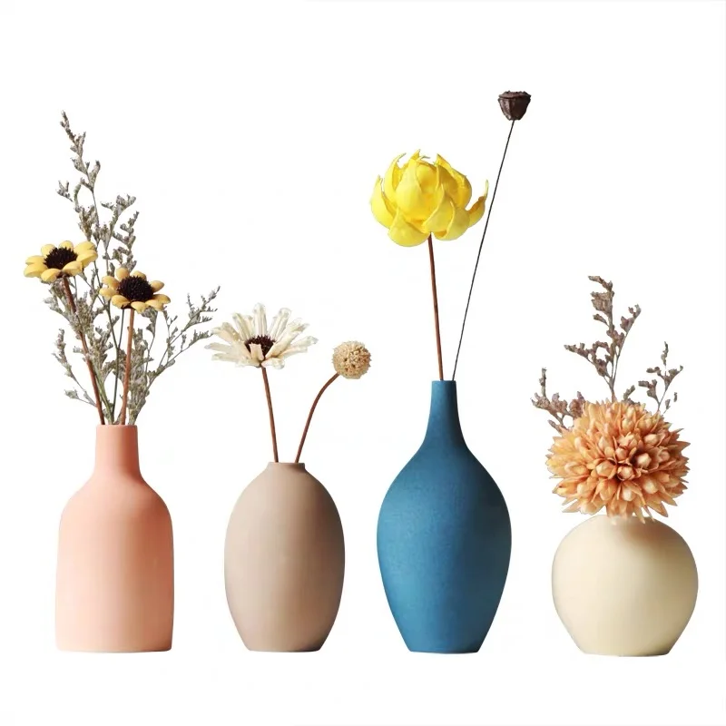 Custom Modern Nordic Style Creative Gift Home Decoration Mini Ceramic Vase