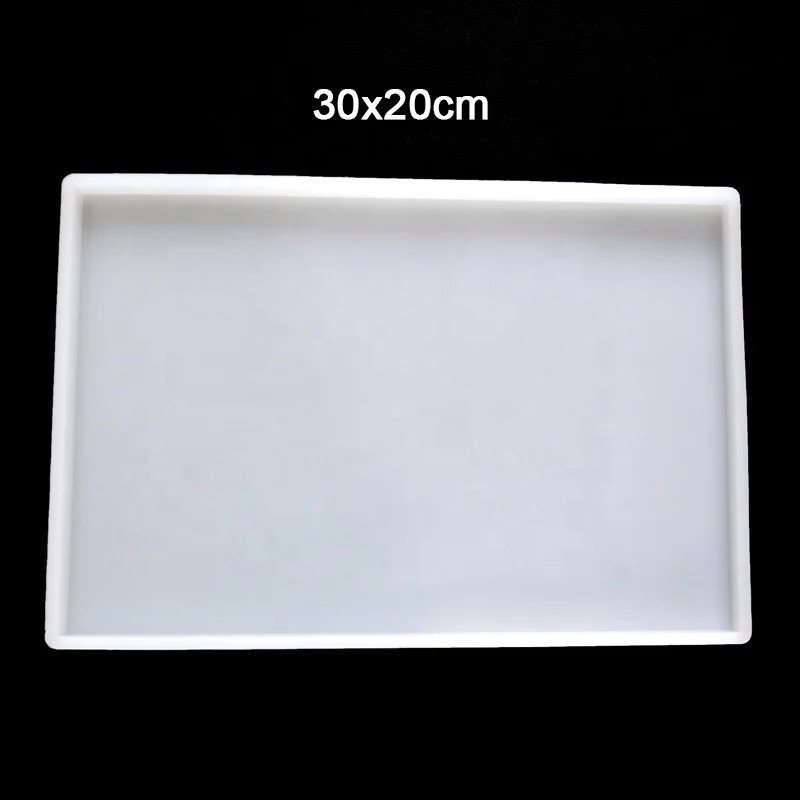 Large Rectangle Square Silicone Tray Mold Resin Coaster Mold