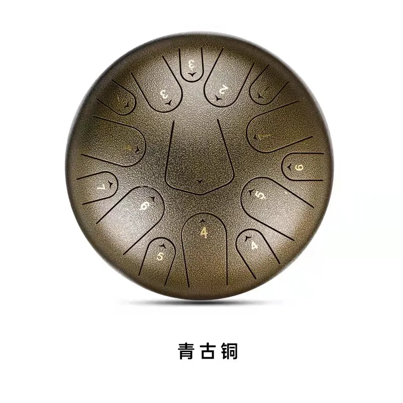 wholesale 12 Inches Steel Tongue Drum Dropshipping 15 Tones ethereal drum made in china