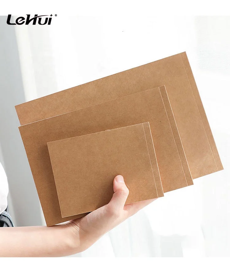 Big Promotion 50 Sheets Kraft Cover Blank Page 9.84X6.69In 10X14Cm Easy Tear Mini Size Legal Writing Pad