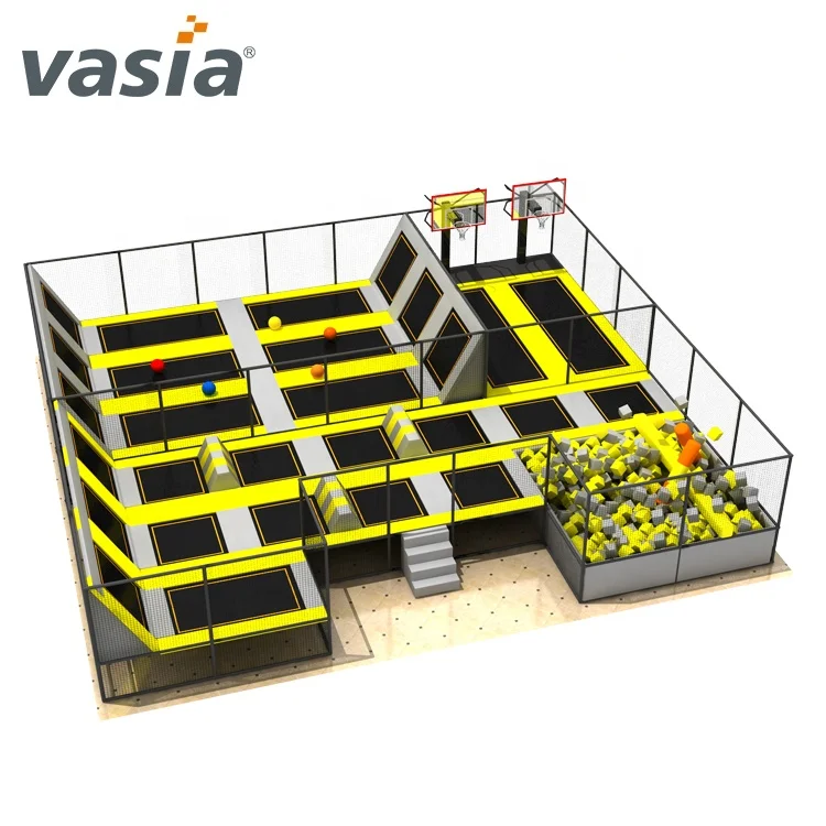 
Высококачественный профессиональный новый дизайн крытый батут, крытый батут 