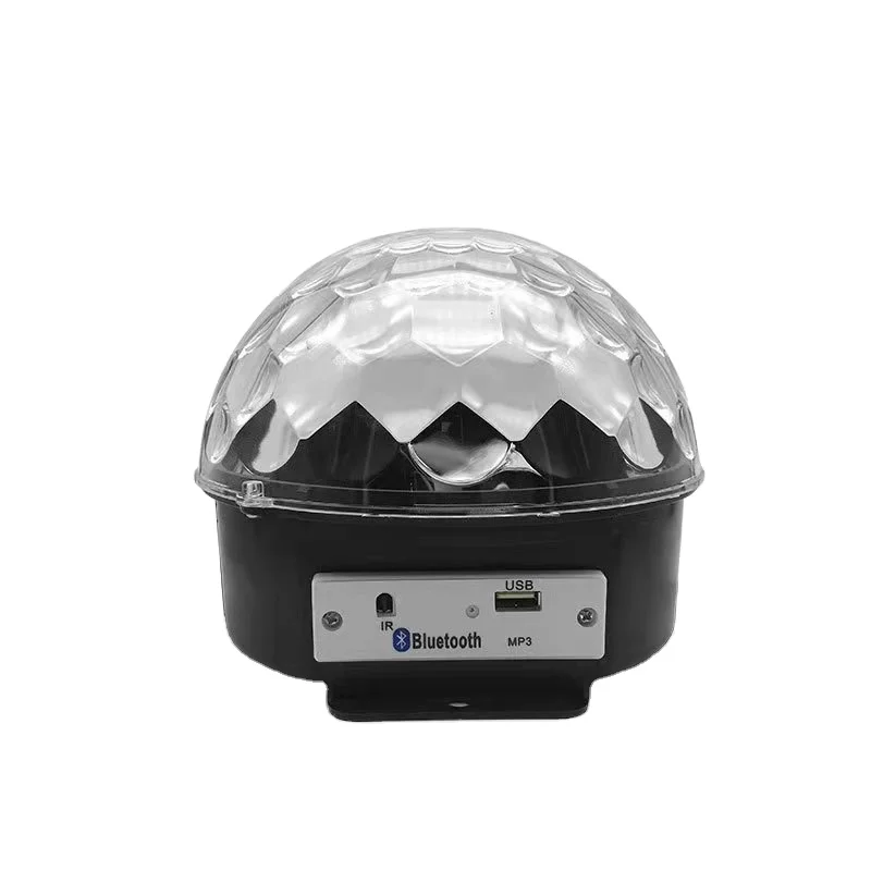 Rotating Flash Colorful Magic Ball Lighting Blue-tooth Speakers For Home KTV Dance DJ Bar Support Wireless Connections USB