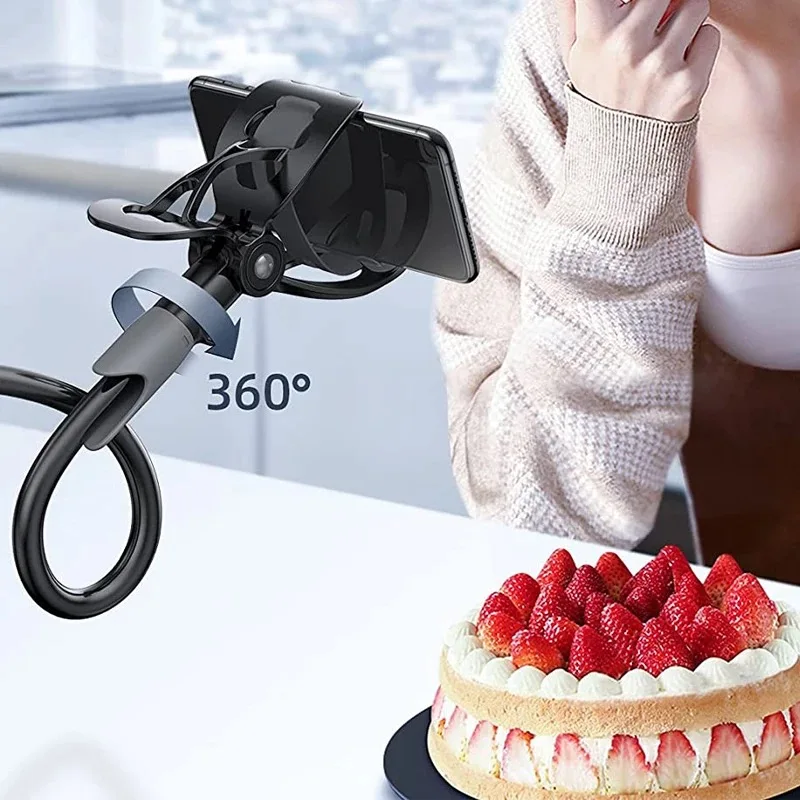 Wholesale Goose Neck Phone Stand Adjusting Cell Phone Holder Swivel Bed Mobile Phone Holder