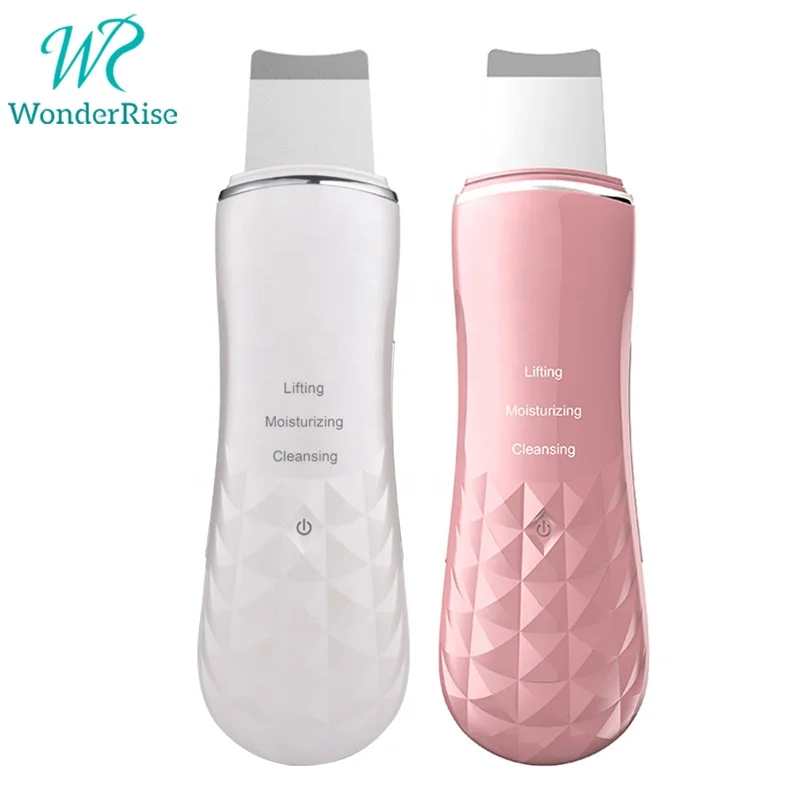 
3 in 1 Electric Portable Heating Sonic Face Cleaning Skin Lifting Ultrasonic Skin Scrubber 