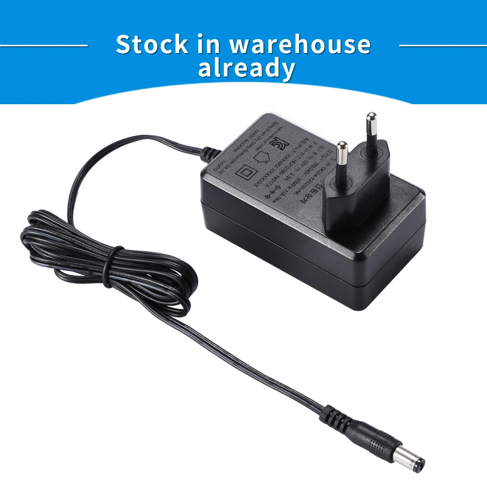 
12V 2A AC/DC Adapter Power Adapter EU KOREA PLUG 100-240V Input for LED/Router/CCTV 12V 2A DC adapter 
