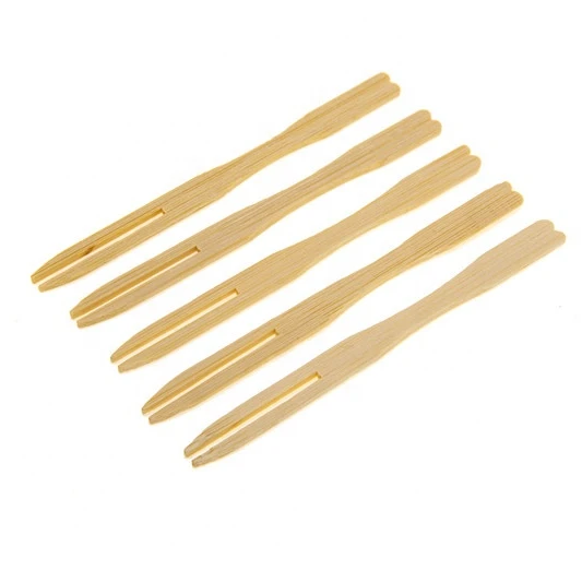 Party Dessert Decoration Stick Fruits Sticks Cocktail Bamboo cute forks Skewer Wholesale